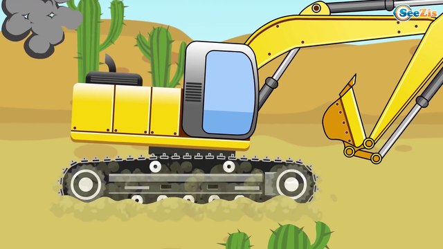 МУЛЬТИКИ про машинки Грузовик и Экскаватор для Детей Машинки Мультфильмы для детей