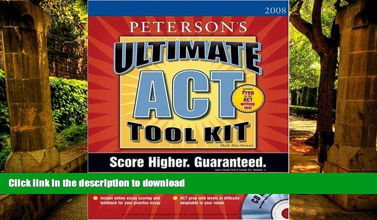 READ  Ultimate ACT Tool Kit - 2008: With CD-ROM; Score Higher. Guaranteed. (Peterson s Ultimate