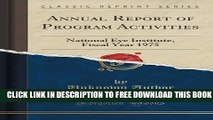 Collection Book Annual Report of Program Activities: National Eye Institute, Fiscal Year 1975