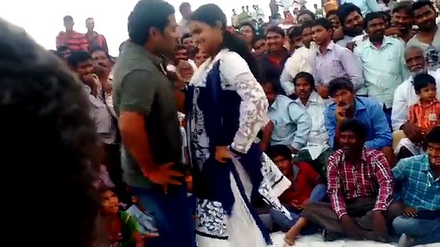 it's not hot , Village Awesome Guy Recording Dance For Telugu Sanghika Natakam