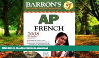 READ BOOK  Barron s AP French with Audio CDs (Barron s AP French Language   Culture (W/CD))  BOOK