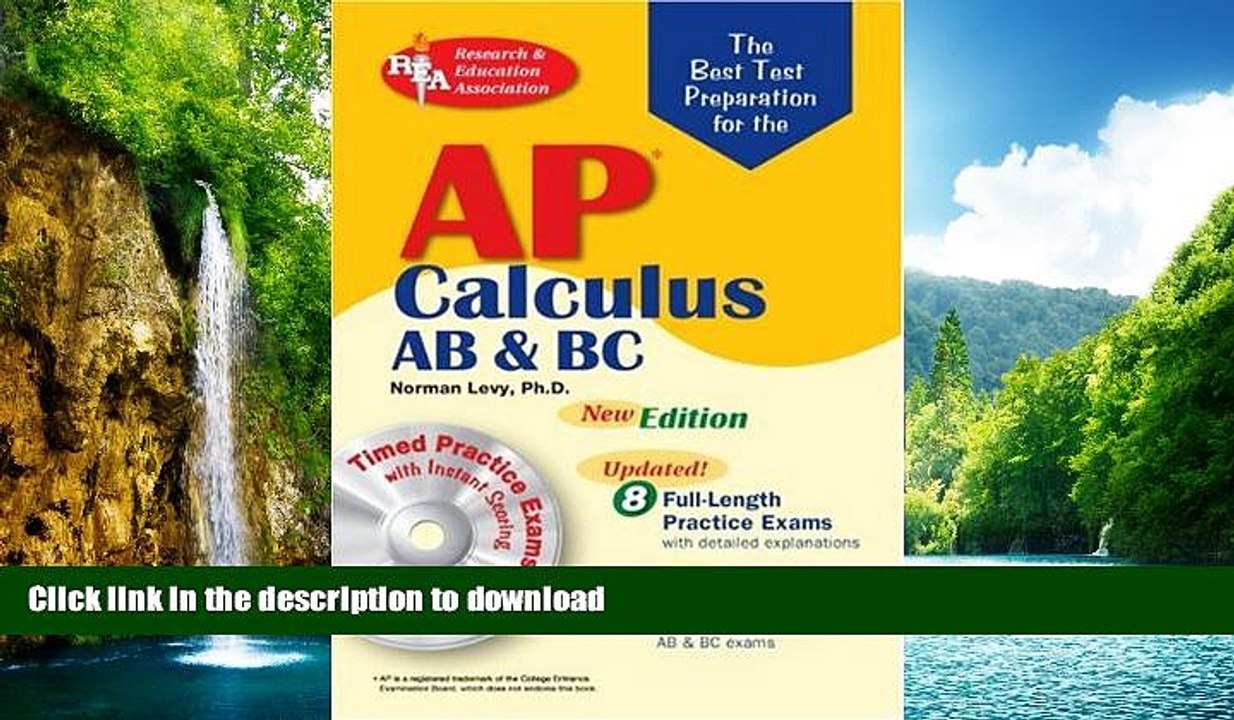 FAVORITE BOOK  AP Calculus AB/BC w/CD-ROM (REA) The Best Test Prep for AP Calculus AB ad BC with