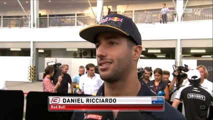 Sky F1: Daniel Ricciardo Thursday interview (2016 Singapore Grand Prix)