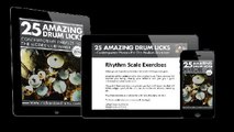 25 Amazing Drum Licks - Contemporary Phrases For The Modern Drummer