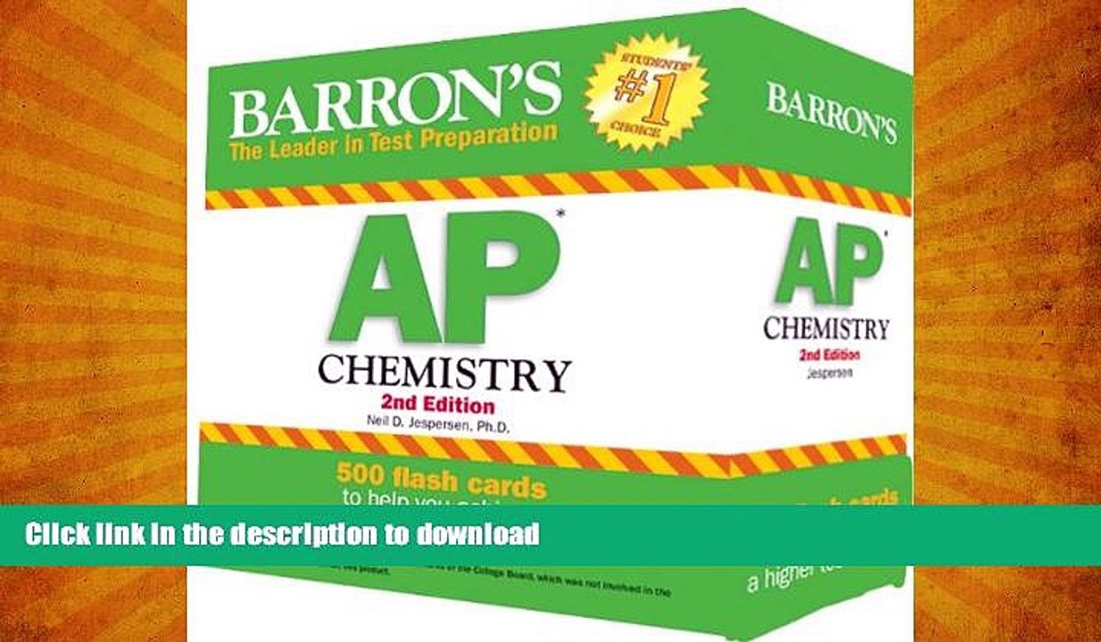READ  Barron s AP Chemistry Flash Cards, 2nd Edition FULL ONLINE