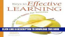 [PDF] Keys to Effective Learning: Study Skills and Habits for Success (6th Edition) Popular