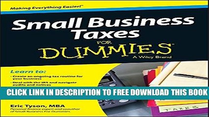 Collection Book Small Business Taxes For Dummies