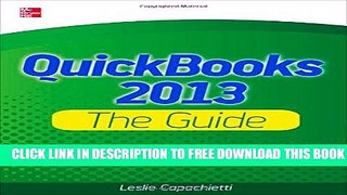 New Book QuickBooks 2013 The Guide (QuickBooks: The Official Guide)