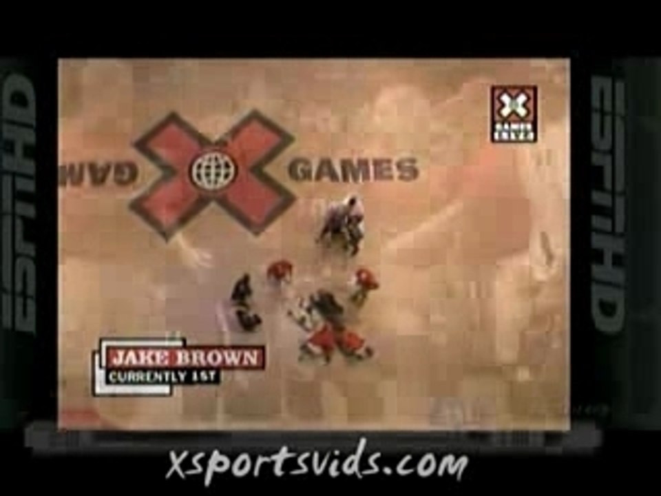 Jake brown - grosse chute au xgames 13
