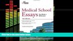 READ book  Medical School Essays that Made a Difference, 3rd Edition (Graduate School Admissions