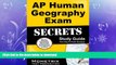 FAVORITE BOOK  AP Human Geography Exam Secrets Study Guide: AP Test Review for the Advanced