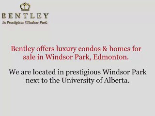 Luxury Edmonton Condos For Sale