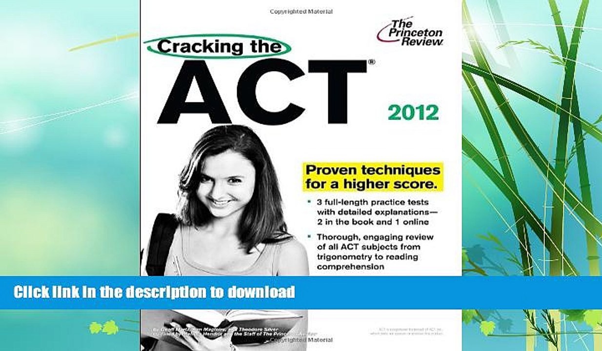 GET PDF  Cracking the ACT, 2012 Edition (College Test Preparation)  PDF ONLINE