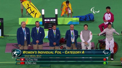 Day 7 evening _ Wheelchair Fencing highlights _ Rio 2016 Paralympic Games-17VG49fV8Hc