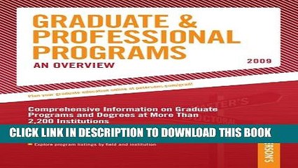 [PDF] Grad Guides Book 1:  Grad/Prof Progs Overvw 2009 (Peterson s Graduate   Professional