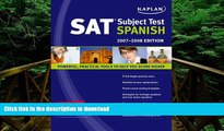 READ  Kaplan SAT Subject Test: Spanish 2007-2008 Edition (Kaplan SAT Subject Tests: Spanish) FULL