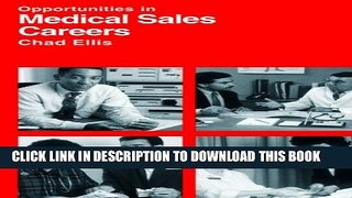 [PDF] Opportunities in Medical Sales Careers Full Online