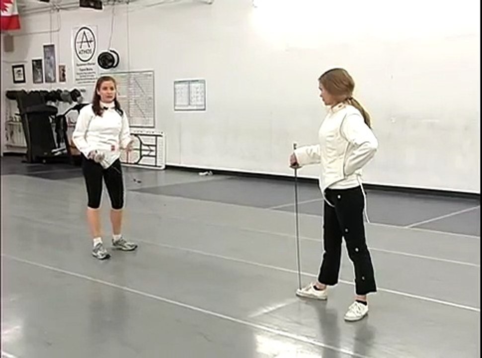 Advanced Foil Fencing Attacks & Strategy  - Foil Fencing & Getting Out of a Corner-GaYJ_tMCGqU