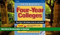 FAVORITE BOOK  Four Year Colleges 2005, Guide to (Peterson s Four Year Colleges) FULL ONLINE