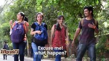 Hot Indian Girl Removing Pants in Public Prank