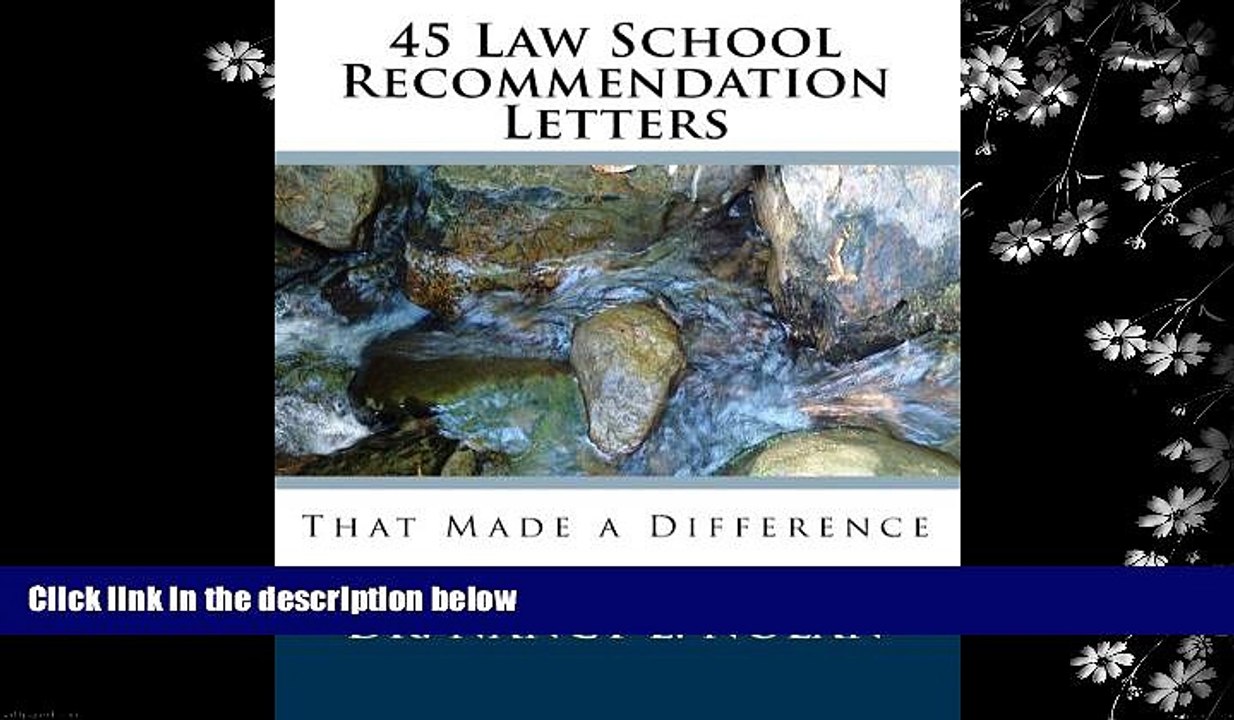 READ book  45 Law School Recommendation Letters That Made a Difference READ ONLINE