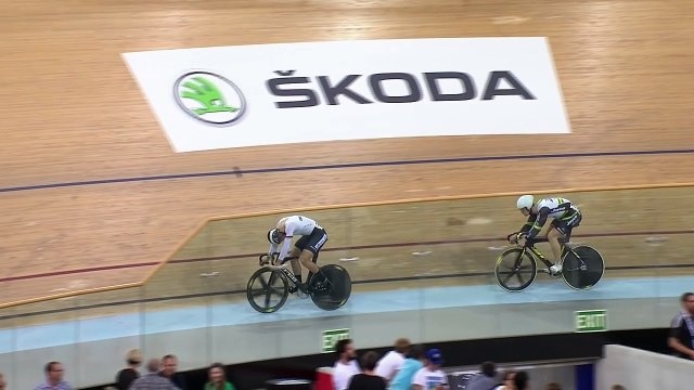 Men's Sprint Gold Final - Track Cycling World Cup - Cambridge, New Zealand-UwWrShgYfqw