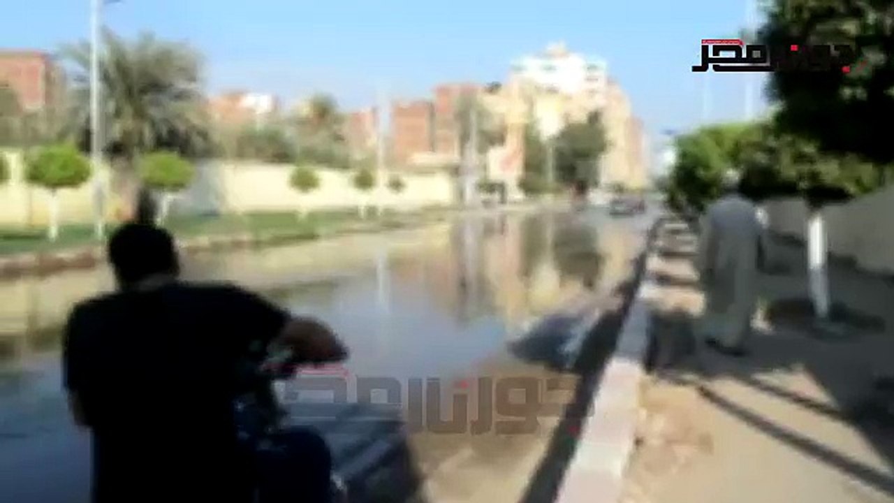 انفجار ماسورة مياه بطنطا