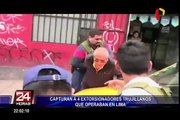 Capturan a extorsionadores trujillanos que operaban en Lima