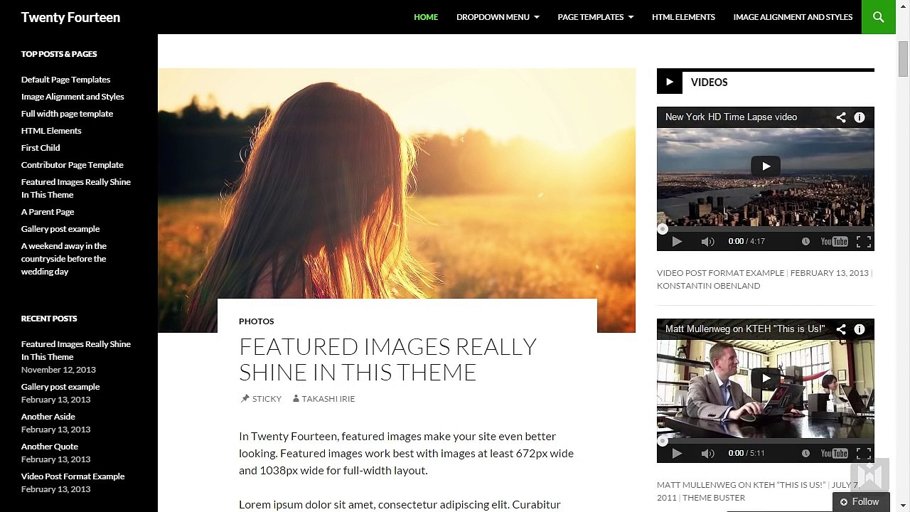 19.WordPress for Beginners 2015 Tutorial Series - Chapter 3-8- Featured Images