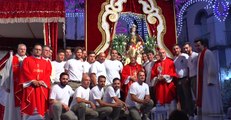 Carinaro (CE) - Festa di Sant'Eufemia, messa in piazza e fuoco a ritmo di musica (16.09.16)
