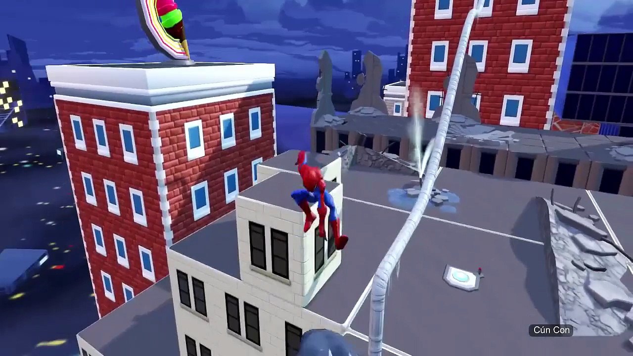 Người Nhện Spiderman và Người Khổng Lồ Hulk Giải Cứu Nữ Hoàng Băng Giá Frozen 2016