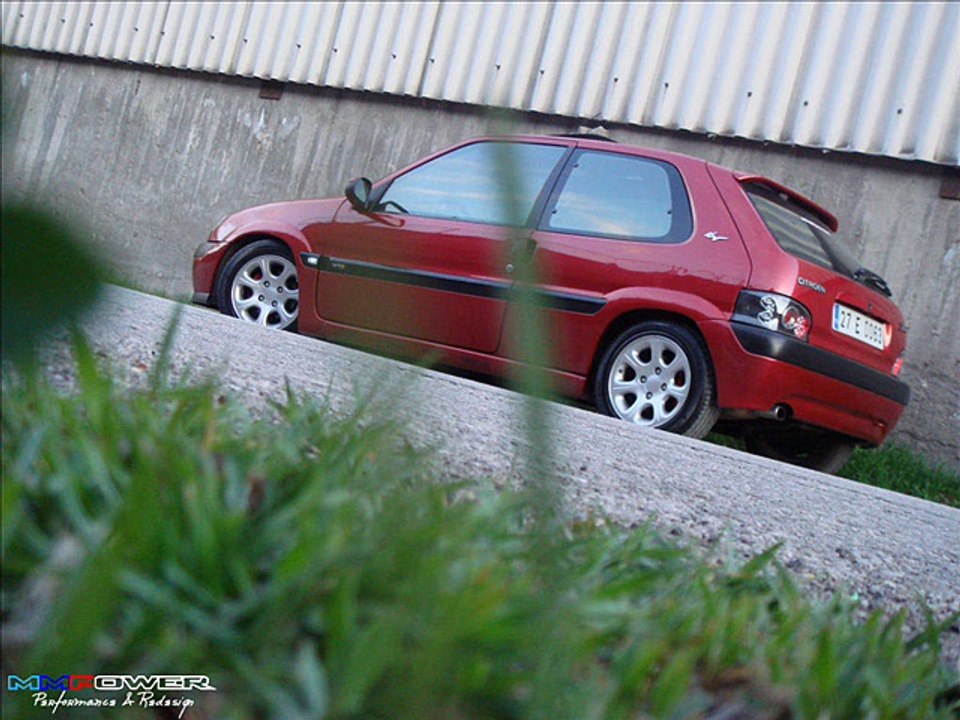 Peugeot 106 Quiksilver Turbo vs Citroen Saxo VTS Drag By MMPower