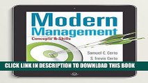 [PDF] Modern Management: Concepts and Skills (14th Edition) Full Online