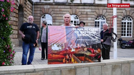 Скачать видео: Morlaix. Centre des impôts : le tocsin sonne toujours