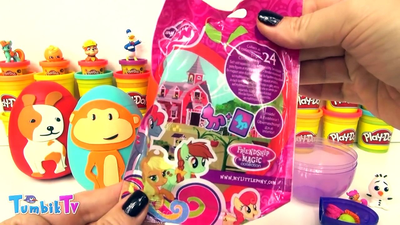 Pepee ve Hayvan Dostları 4 Sürpriz Yumurta Oyun Hamuru - Pepee Oyuncakları LPS Fashems