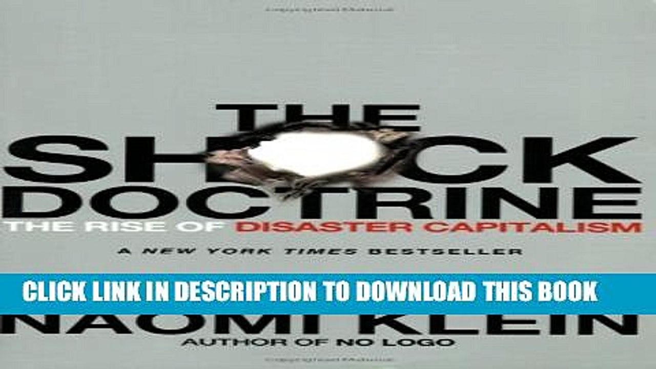 [PDF] The Shock Doctrine: The Rise of Disaster Capitalism Popular Colection
