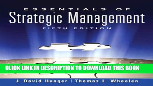 [PDF] Essentials of Strategic Management (5th Edition) Full Colection