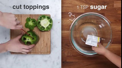 How to make Easy Pizza - Tasty Junior