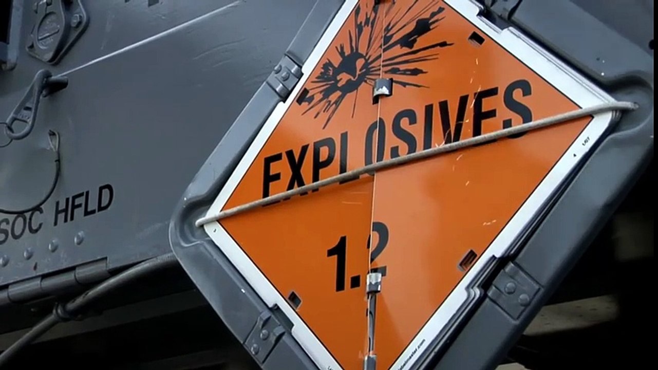 AC-130 in Action Firing Its Tank's Cannon - AC-130 Hercules At Firing Range