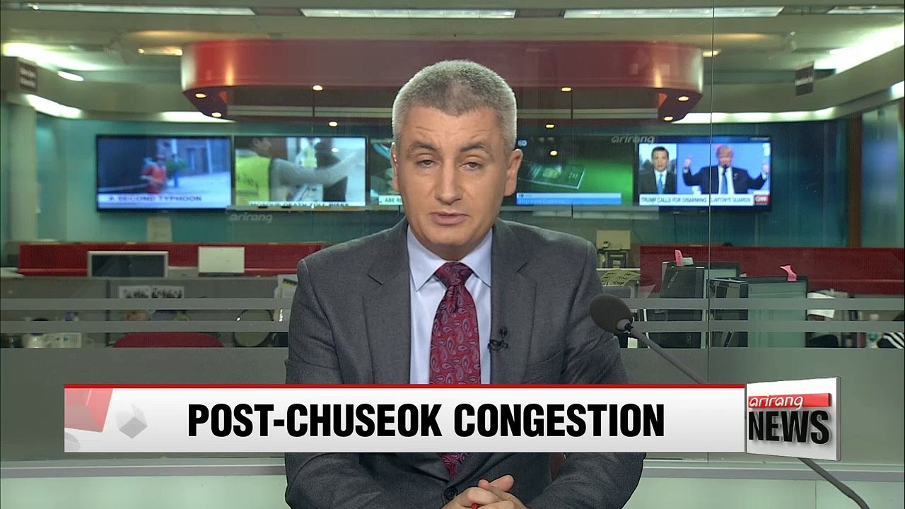 Seoul-bound expressways congested as Koreans return from Chuseok break