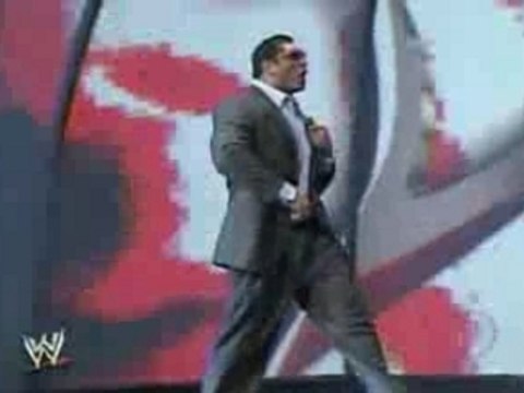2005 6-30 WWE Smackdown - Batista enters Smackdown