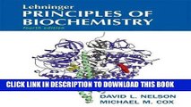 New Book Lehninger Principles of Biochemistry, Fourth Edition