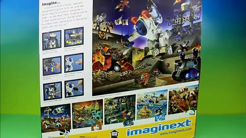imaginext robot police headquarters