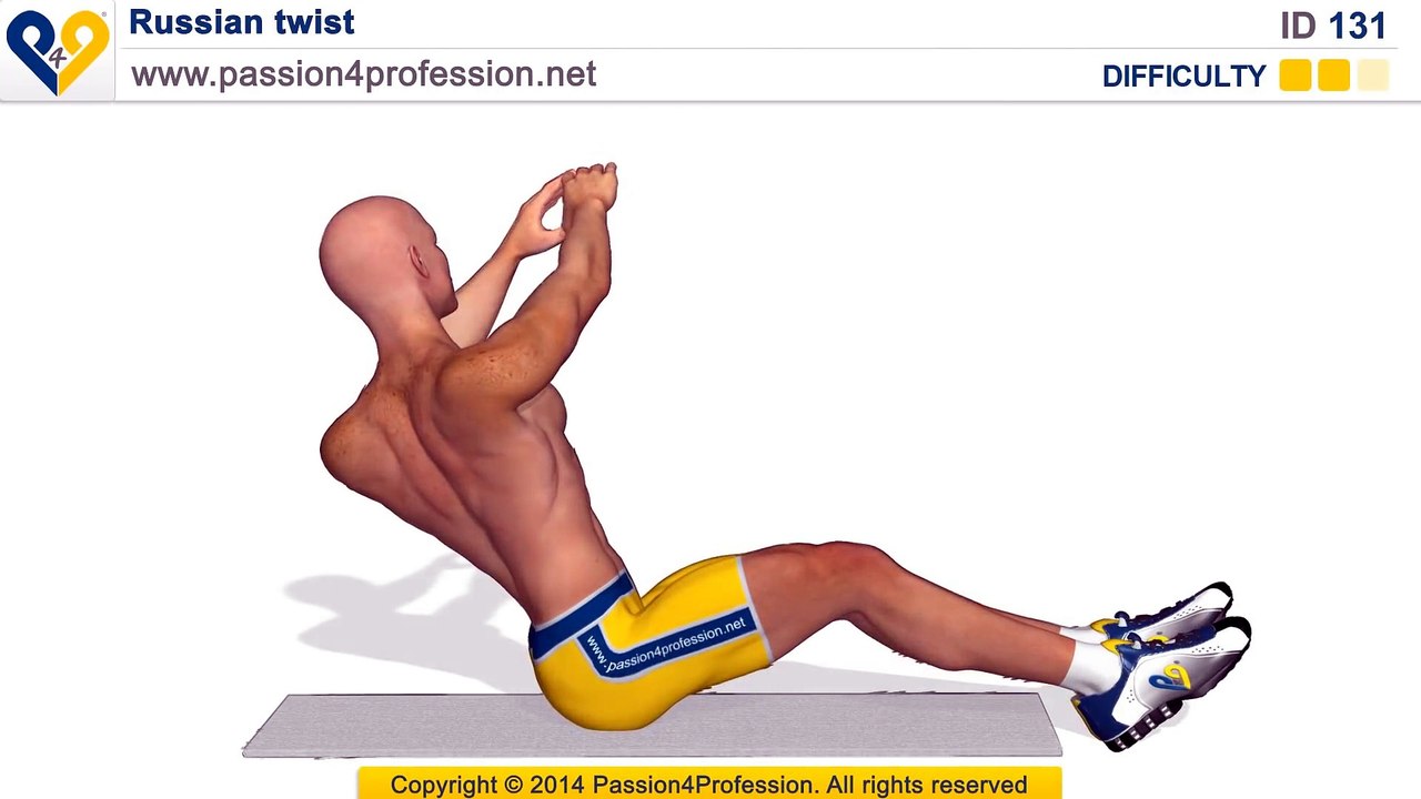 Six pack abs  Russian twist ! !