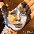 Guy Paints Incredibly Detailed Portraits On The Palm Of His Hand.