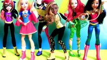 6 DC Super Hero Girls Dolls Disney TOYS SURPRISE DC Comics Super Friends Muñecas toy unboxing