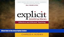 behold  Explicit Instruction: What Works for Special-Needs Learners