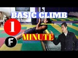 1 minute to learn circus, basic climb on fabrics