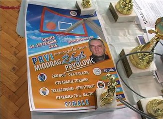 Prvi memorijalni turnir "Miodrag Prvulović- Žikajlo", 17. septembar 2016. (RTV Bor)