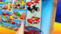 Disney Pixar Cars Lego Duplo Flos Cafe v8 Lightning McQueen Sally Mater Doc Hudson Batman Batmobile
